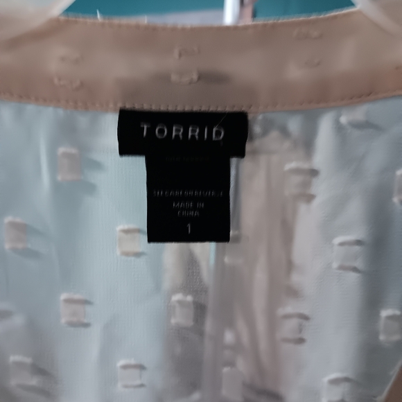 Sheer White Blouse by Express - Picture 2 of 4